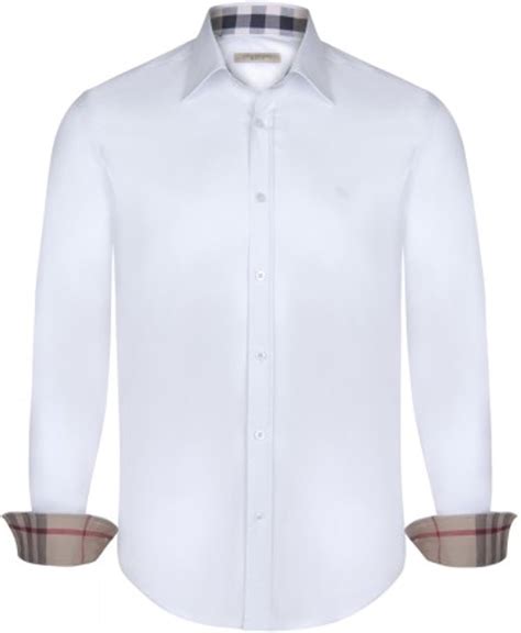 burberry mens white shirt|burberry white long sleeve shirt.